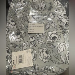 The Happy Planner Belle Fleurs Classic Planner Pouch - grey/sage green